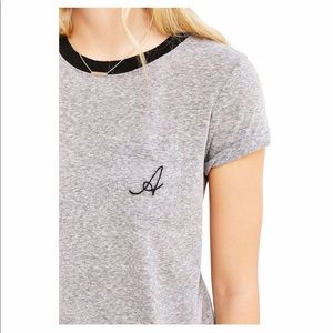 Urban Outfitters “A” Pocket Tshirt